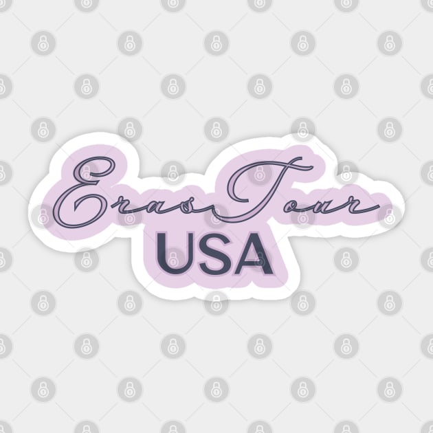 Eras Tour USA Sticker by Likeable Design